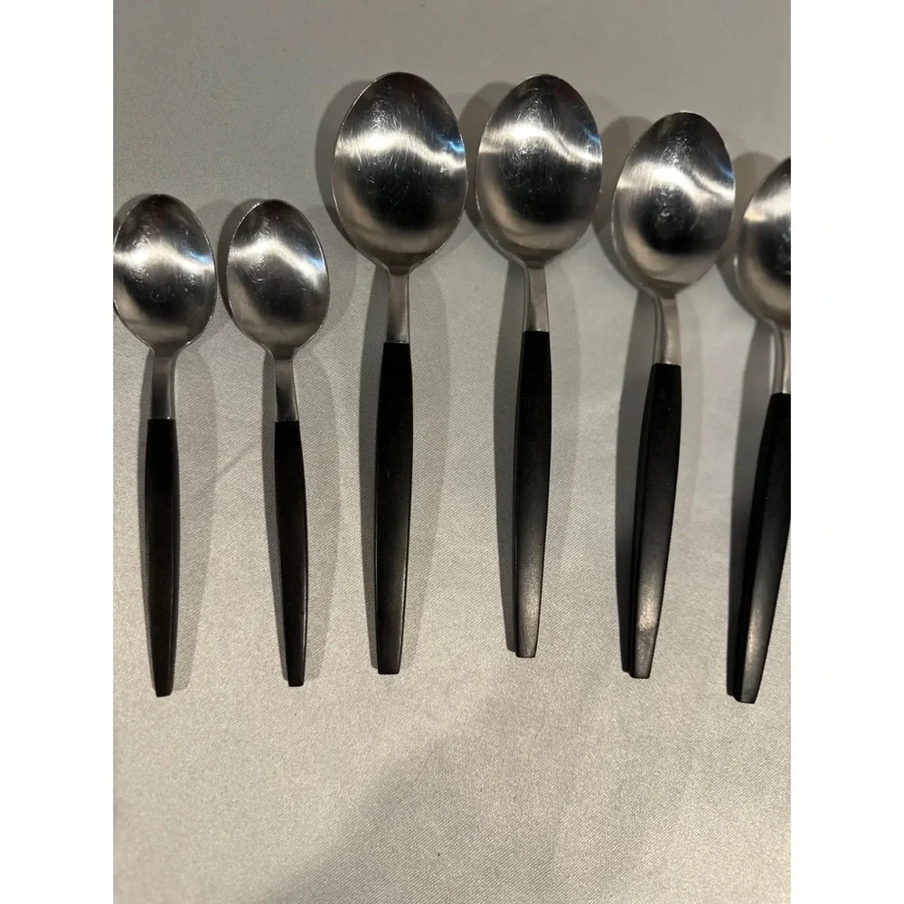 Danish Modern Flatware Set Stainless Steel Service for 4 Mid-Century Modern